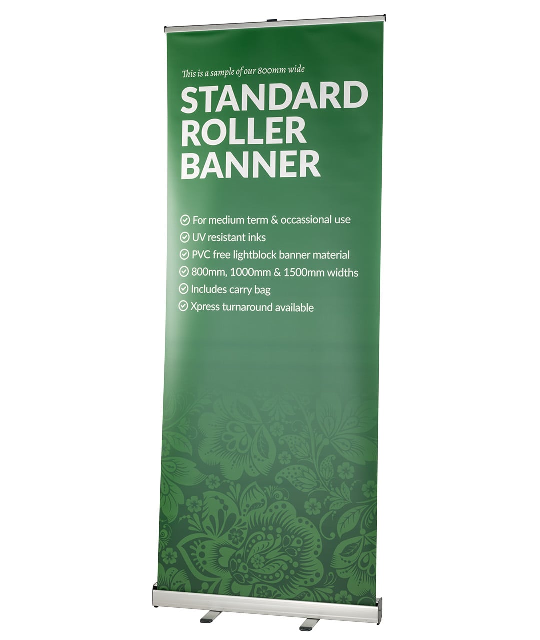 Standard roller banner print and design at Nettl of Exeter.