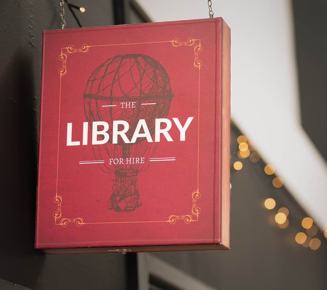 Book the Library for a themed meeting room experience in Exeter.