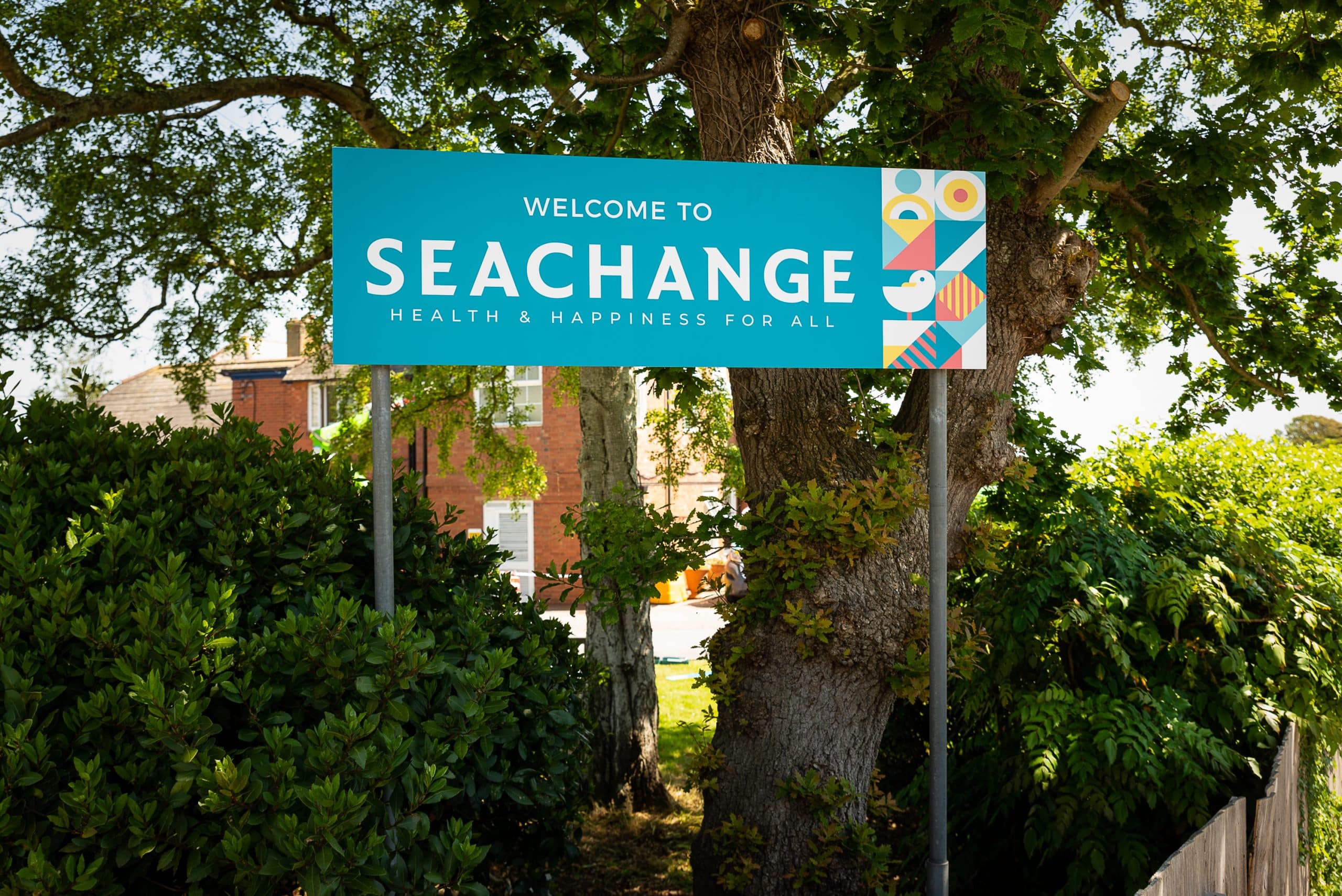 Business signs Exeter - Seachange welcome sign project