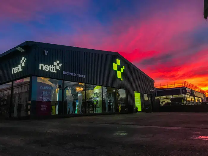 Nettl of Exeter Superstore studio in 2019 when it first opened.