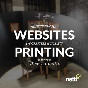 Cover of the Sign Buying Guide booklet provided at each Nettl Business Store