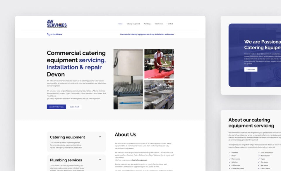 Budget website design for companies in the South West by Nettl of Exeter