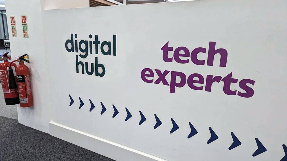 Wayfinding signage is vital to help visitors quickly navigate their way around a new area without getting frustrated.