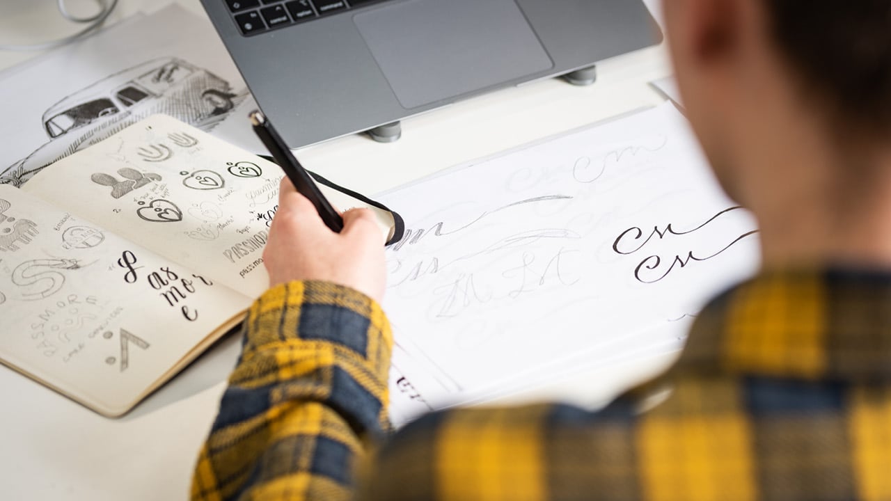 Calligraphy and illustration are just two of the design services offered by Nettl of Exeter.