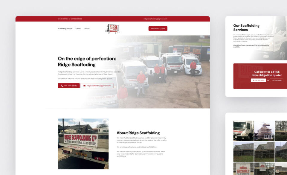 Affordable website design by Nettl of Exeter